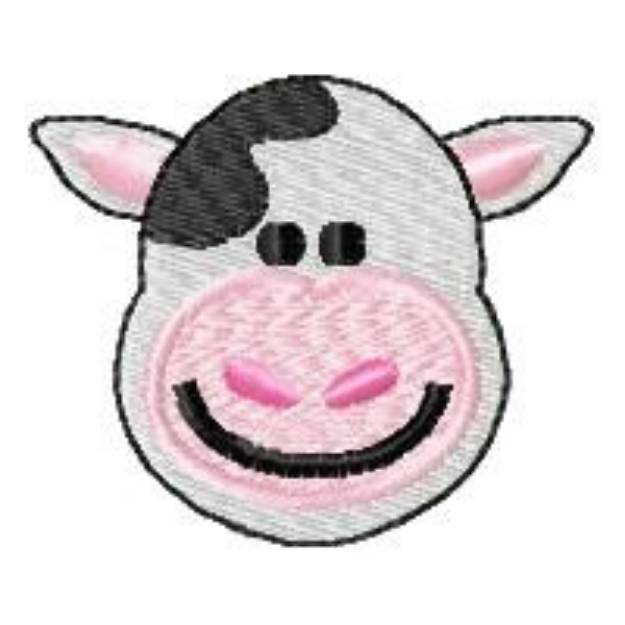 Picture of Cow Head Machine Embroidery Design