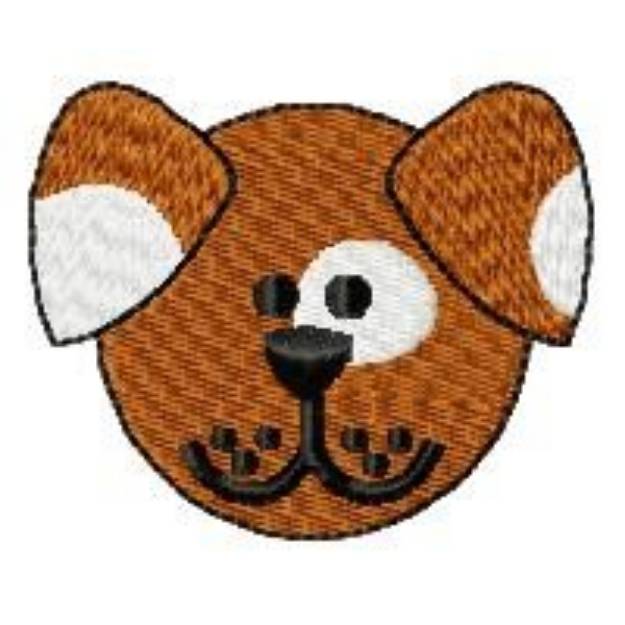 Picture of Dog Head Machine Embroidery Design