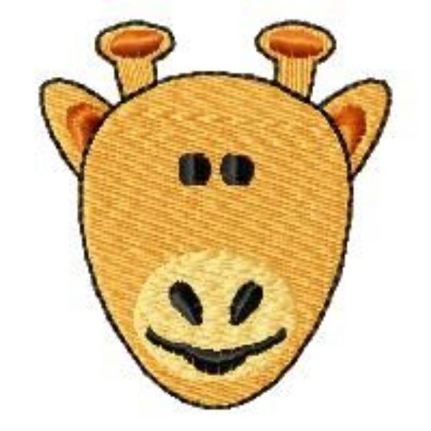 Picture of Giraffe Head Machine Embroidery Design