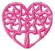 Hearts In Heart Machine Embroidery Design