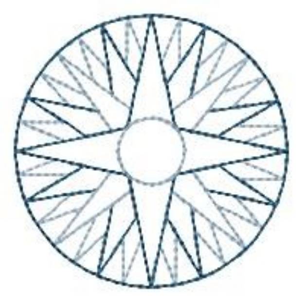 Picture of Quilt Circle Machine Embroidery Design