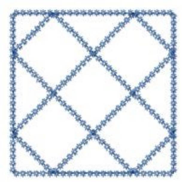 Picture of Quilt Square Machine Embroidery Design