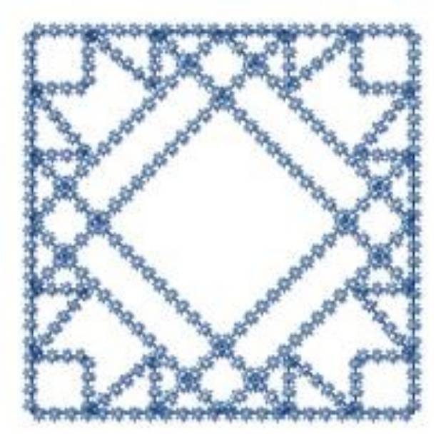 Picture of Quilted Block Machine Embroidery Design