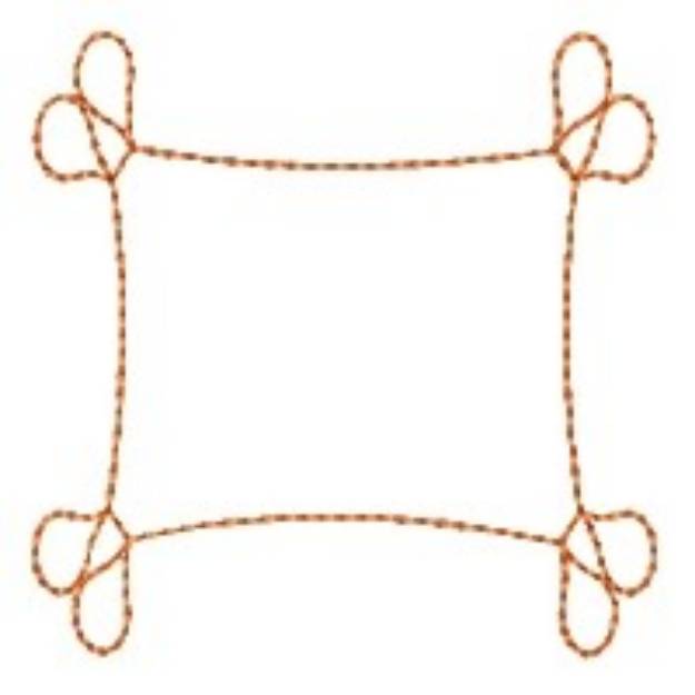 Picture of Square Outline Machine Embroidery Design