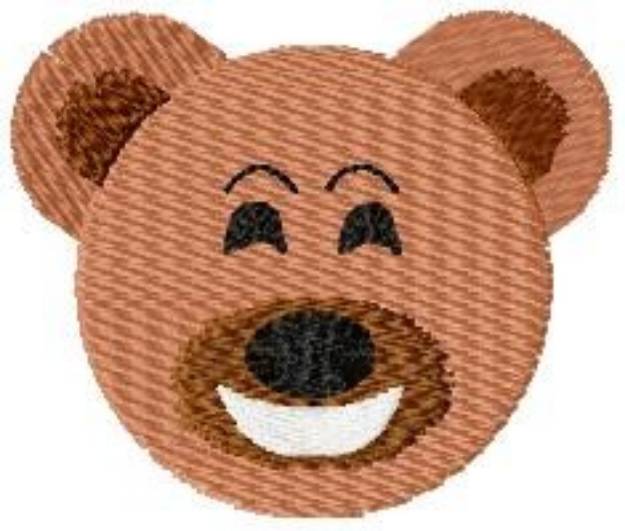 Picture of Super Happy Teddy Bear Machine Embroidery Design