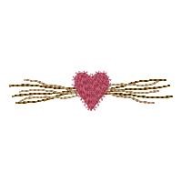 Country Heart Border Machine Embroidery Design