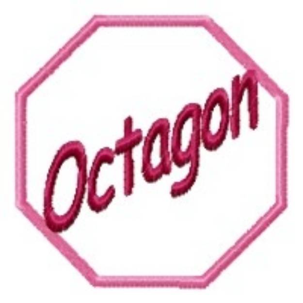 Picture of Octagon Applique Machine Embroidery Design