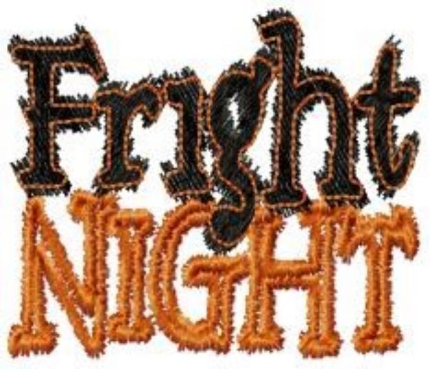 Picture of Fright Night Machine Embroidery Design