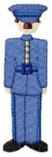 Picture of Navy Raggedy Andy Machine Embroidery Design