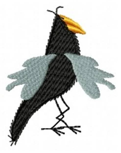 Picture of Cartoon Country Crow Machine Embroidery Design