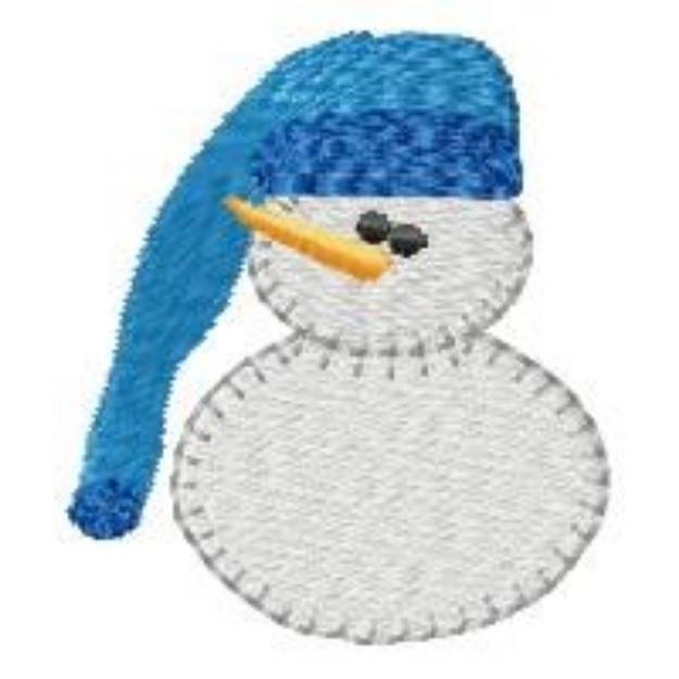 Picture of Small Country Snowman Machine Embroidery Design