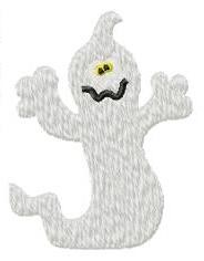 Silly Halloween Ghost Machine Embroidery Design