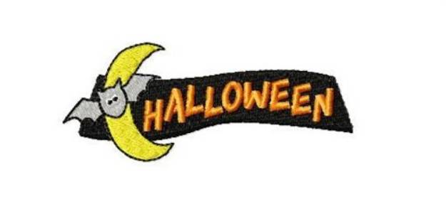 Picture of Halloween Banner Machine Embroidery Design