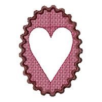 Heart Cameo Machine Embroidery Design