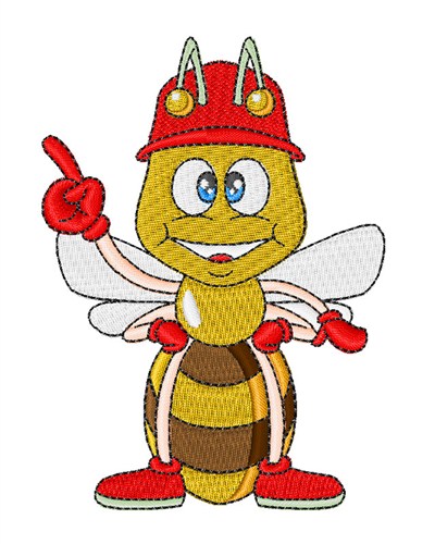 Bumblebee Firefighter Machine Embroidery Design