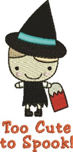 Picture of Too Cute To Spook Machine Embroidery Design