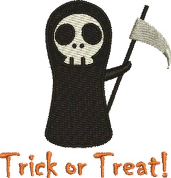 Picture of Trick Or Treat Machine Embroidery Design