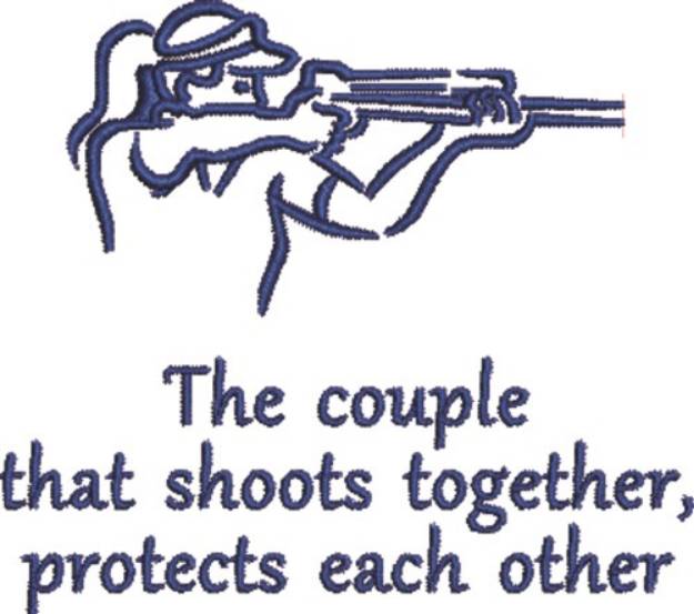 Picture of Shoots Together Machine Embroidery Design