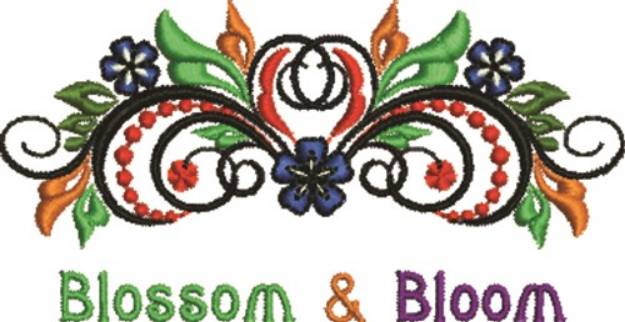 Picture of Blossom & Bloom Machine Embroidery Design