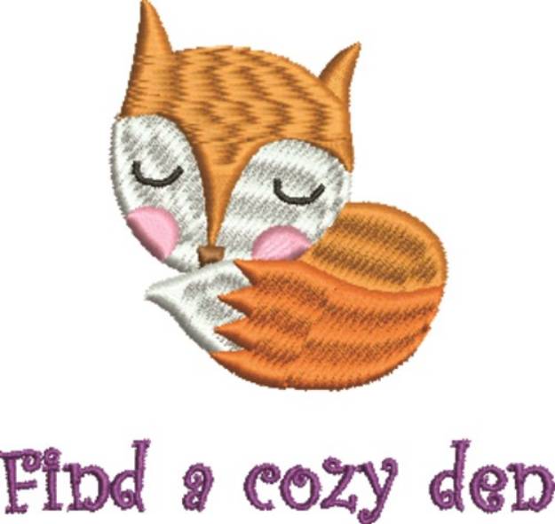 Picture of Cute Fox Machine Embroidery Design