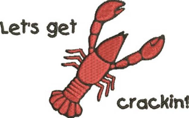 Picture of Get Crackin Machine Embroidery Design