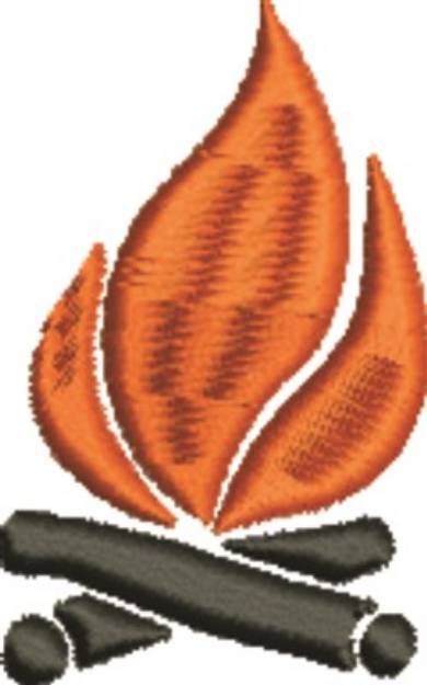 Picture of Campfire Machine Embroidery Design