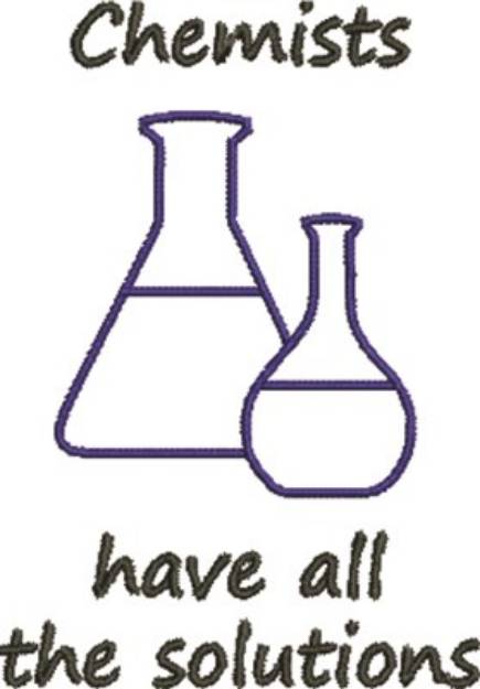 Picture of Chemists Have The Solution Machine Embroidery Design