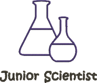 Junior Chemists Machine Embroidery Design