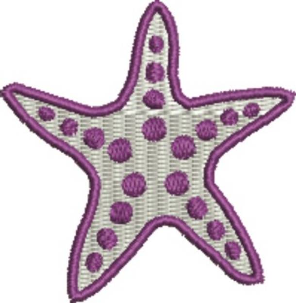 Picture of Starfish Machine Embroidery Design