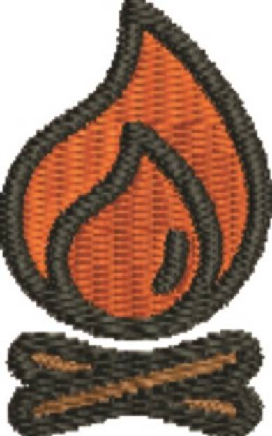 Picture of Campfire Machine Embroidery Design