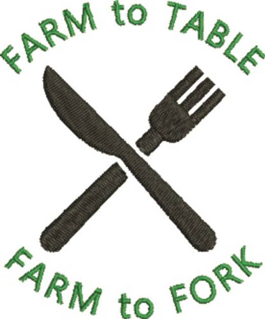 Picture of Farm To Table Machine Embroidery Design