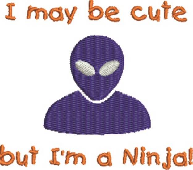 Picture of Im A Ninja Machine Embroidery Design