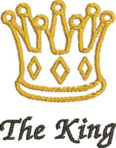 Picture of The King Machine Embroidery Design