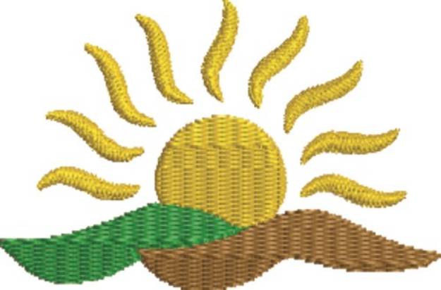 Picture of Sunrise Machine Embroidery Design