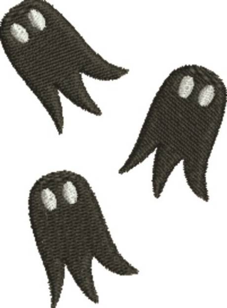 Picture of Halloween Ghost Machine Embroidery Design