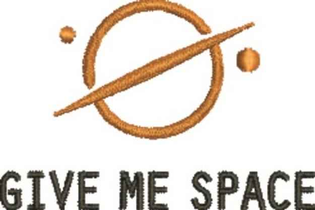 Picture of Give Me Space Machine Embroidery Design