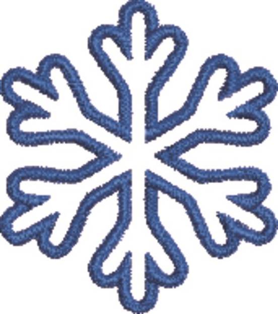 Picture of Large Snowflake Machine Embroidery Design