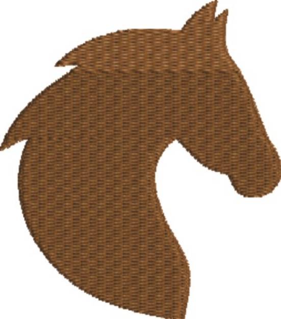 Picture of Horse Silhouette Machine Embroidery Design