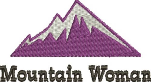 Picture of Mountain Woman Machine Embroidery Design