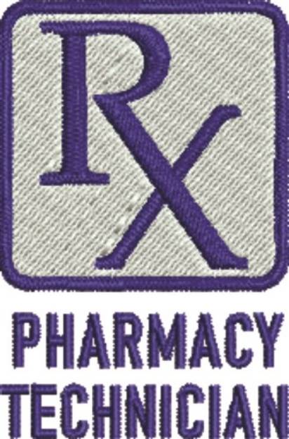 Picture of Pharmacy Technician Machine Embroidery Design