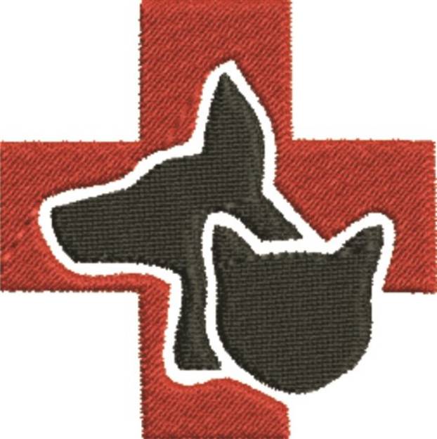 Picture of Veterinarian Logo Machine Embroidery Design