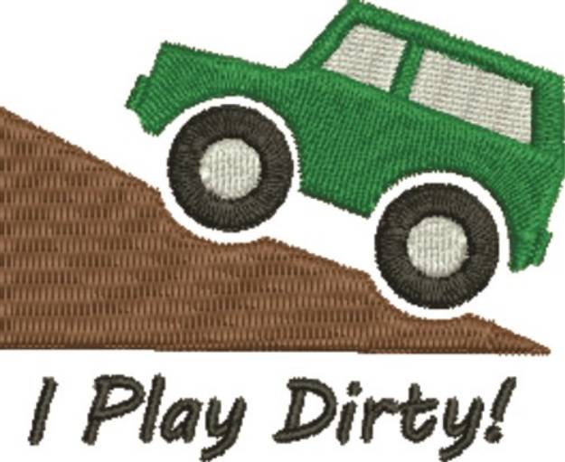 Picture of I Play Dirty Machine Embroidery Design