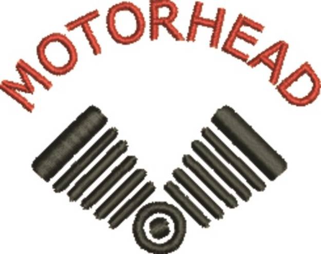 Picture of Motorhead Machine Embroidery Design