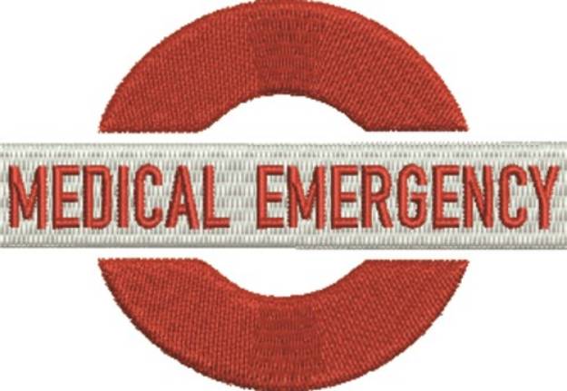 Picture of Medical Emergency Machine Embroidery Design