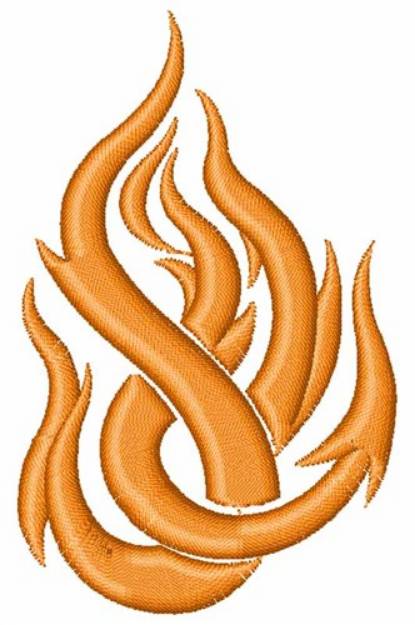 Picture of Fire Flames Machine Embroidery Design