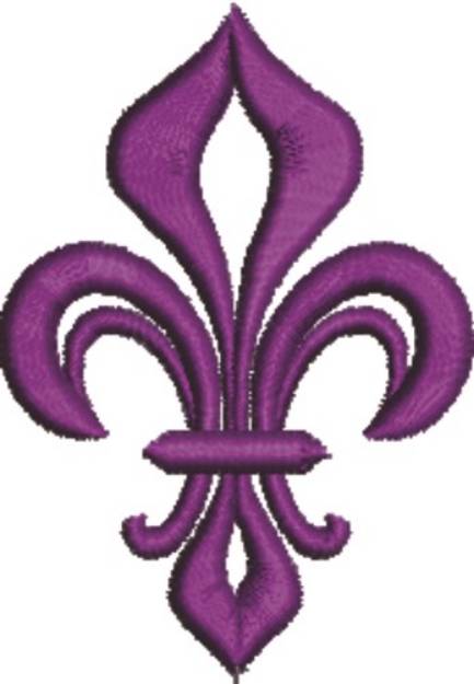 Picture of Fleur Dis Lys Machine Embroidery Design