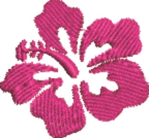 Picture of Hibiscus Flower Machine Embroidery Design