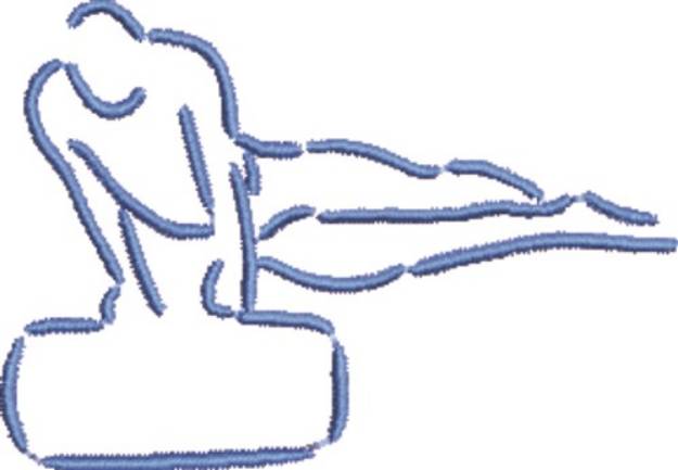 Picture of Pommel Horse Machine Embroidery Design