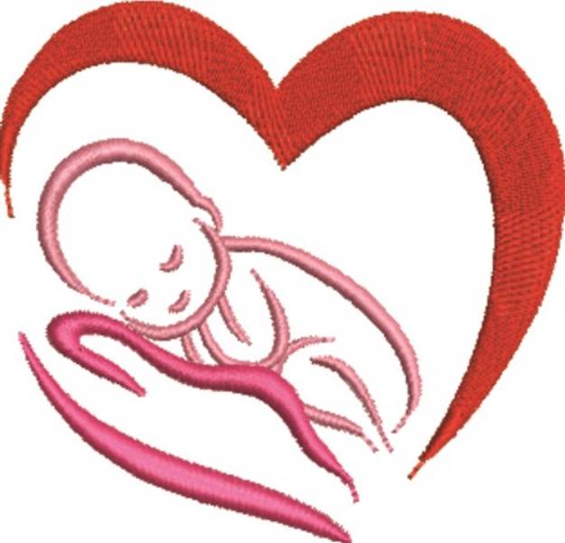 Picture of Baby Love Machine Embroidery Design