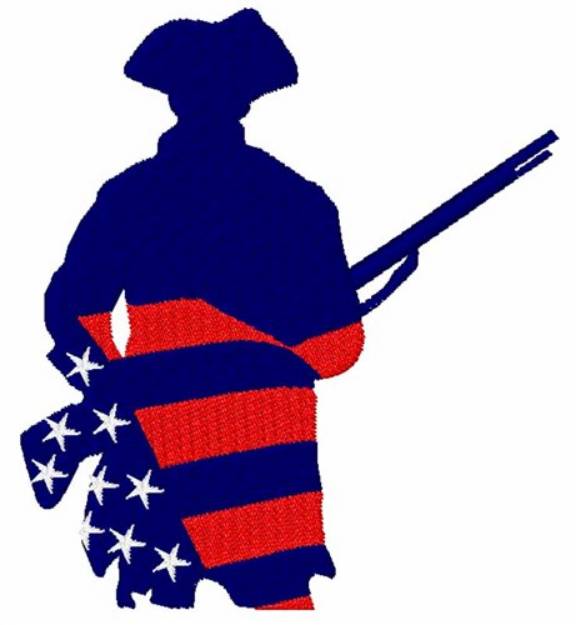 Picture of American Patriot Machine Embroidery Design